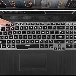 RAYA Silicone Keyboard Cover for 2021 ASUS TUF Gaming A15 F15 15.6inch & 2021 ASUS TUF Gaming A17 F17 17.3inch Laptops (Black)-11