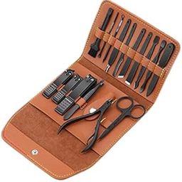 16 IN 1 Proffesional Stainless Steel Manicure Pedicure Kit For Women Pedicure Tools Set Nail Cutter Grooming Kit With Acne needle, Blackhead Tool Manicure Tool Pedicure Tools-image-33