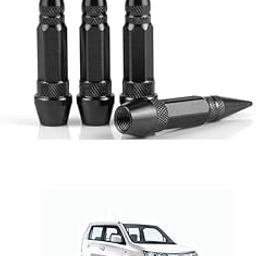 LOVMOTO Spiked Style Tire Valve Stem Caps, Universal Aluminium Alloy Dustproof Tire Valve Stem Covers for Cars, SUV, Trucks, Bikes, Motorcycles, Bicycles Comfortable with Wag-onR-image-33