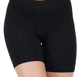 Shree RADHEE Creations Soft Cotton Stretchable Shorts for Women and Girls (Size-XL) Black-image-9