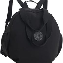 Multifunctional Backpack Trendy Travel Daypack for Holidays Commuting Hiking Solid Black 46x35x12|Clothing, Shoes & Accessories | Womens Handbags & Bags| Womens Handbags & Bags-image-63