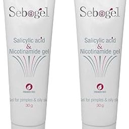 Sebogel Salicylic Acid & Nicotinamide Gel for Pimples and Oily Skin, 30gm - Pack of 2-image-57