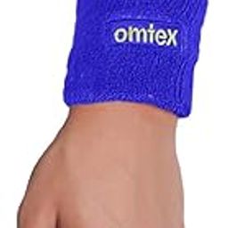 Omtex Wrist Band Soft, Stretchable and Super Absorbent Material Ideal for All Sports - 3 inches - RoyalBlue-image-43