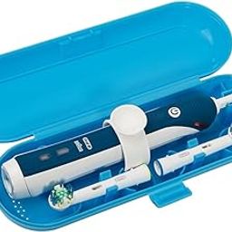 Plastic Electric Toothbrush Travel Case for Oral-B Pro Series, Blue-image-26