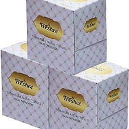 Freshee Facial Tissue Box, 2 Ply Cube Box with 80 Soft Facial Tissues, Pop up Box Tissue for Car, Home, Shop, etc, Pack of 3-picture-10
