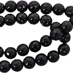Black Crystal Beads for Women - Pack of 50 (BD08)-picture-21