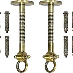 TRENDY CREATION HUB 12 Inch Long Heavy Duty Swing Hanging Hooks Zula for Home with Anchor Bolt Fasteners Suitbale for Hammock Swing jula Kadu (Pack of 2)-image-84