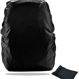 Bag Cover Waterproof Rain Cover for Backpack Bags, Rainproof Dust Proof Protector Elastic Adjustable for Trekking & Laptop, School Bag Cover, Luggage Bag Cover with Pouch Free Size | Pack Of 1-image-85