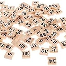 THE STYLE SUTRA® 2x100 Pieces Wooden Puzzles Numbers Tiles Wood Crafts Kids Creative Game Toy | Crafts | Multi-Purpose Craft Supplies | Crafting Pieces | Wooden Pieces-image-48