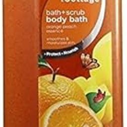 Skinnn Cotatge 1000 ML Body Bath + Scrub | Deep Cleansing and Exfoliating Formula | Moisturizing Body Wash & Scrub Combo for Smooth, Glowing Skin (Orange Peach)-image-25