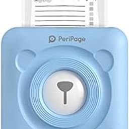 PeriPeri PeriPage A6 Mini Thermal Printer (1Year Warranty) Inkless Bluetooth Pocket Printer for Print Picture List Memo Tags Barcode Receipt Labels. (Blue)-image-11