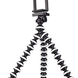 Amazon Basics Gorilla Tripod/Mini Tripod for Mobile Phone with Phone Mount with Flexible Gorilla Stand for DSLR, Action Cameras, Ring Lights, Panel Reflectors, Umbrellas, and Flashlights (13 Inch)-24