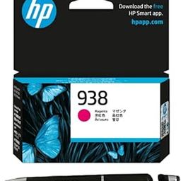 3in1 Multi-Function Anti-Metal Texture Rotating Ballpoint Pen | 938 Magenta Ink Cartridge OG for HP Selected Printer | Value Pack-67