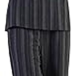 Black Yarn Dyed Striped Sleeveless Top and Pants Co-ord Set-picture-11