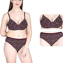 Premium Modal Fabric Padded Lingerie Set for Women – Soft, Seamless, and Wire-Free Comfort Bra Panty Set-picture-11