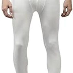 fcuk Men's Slim Fit Thermal Bottom Winter Lower/Legging Body Warmer (FCLB01_Off White_XL)-picture-37