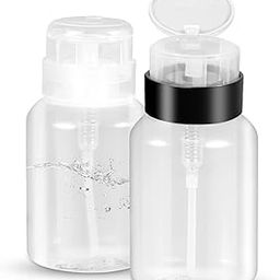 Nail Polish Remover Pump Dispenser Bottle with Cotton Pad Holder, 150ml, Clear-image-30