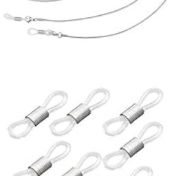 VELURA Punk Steel Snake Chain Link Eyeglass Sunglass Cord String Strap +25 Holder Ends|1 x Massage Ball|Other Vision Care| Vision Care-image-70