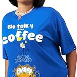 bewakoof Women's Cotton Cartoon Oversized Fit T-Shirt-picture-16