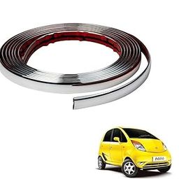 Kozdiko Car Side Window Chrome Beading Roll 14MM 20 Mtr for Tata Nano-image-64