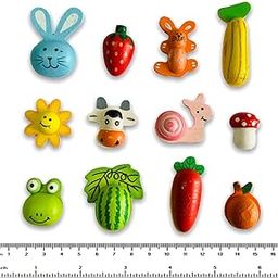 SuperBasics Mix Wooden Fridge Magnets | Randomly Selected 12 Pieces-picture-18
