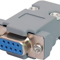 Electronic Spices DE-9 9 through hole D-sub miniature female connector with backshell pack of 5pcs-picture-16