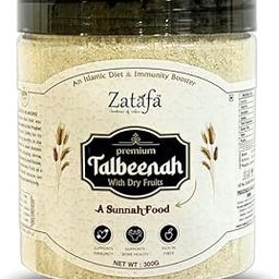 ZATAFA Talbina with Dry Fruits | Healthy Breakfast Cereal | Barley Dry Fruits Mix | Talbina/Talbeena Sunnah Food | Nutrient-Rich, Natural & Delicious Breakfast Option - 300gm-image-64