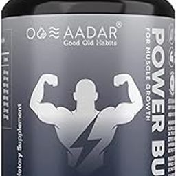 AADAR POWER BUILD | Ayurvedic Real Muscle Mass Gainer | Improves Performance & Boost Metabolism | (Safed Musli, Gokhru, Shatavari) 30 Capsules (Pack 1)-39