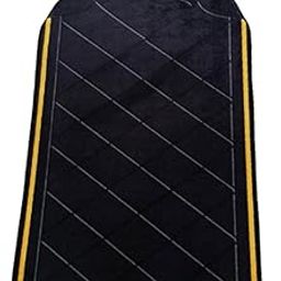 Flannel Prayer Rug Doormat Floor Mat for Ramadan Eid Gift Black Small-image-20