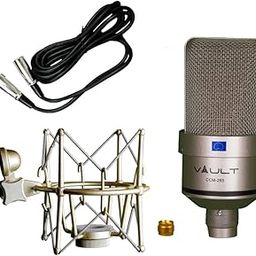 VAULT CCM-265 Condenser Cardioid Microphone with Shock Mount and XLR Cable-image-27