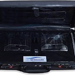 Doctor Briefcase Bag With Organised Space For Keeping Medical Equipment Used In Clinics Size : 44Cm X 32Cm X 12Cm, Black-picture-23