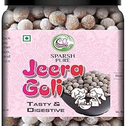 Sparsh Pure Jeera Goli 325g, Tasty and Digestive Churan Candy with Cumin Seeds, Rock Salt and Spices-image-2