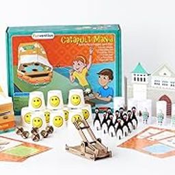 Funvention- for Little Scientist in Every Kid Catapult Mania Build and Play 6 Unique Games-5