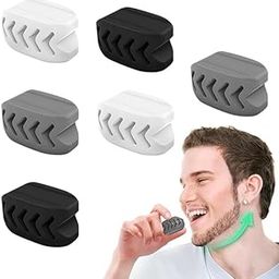 Vrunidi Enterprise 6Pcs Jawline Exerciser for Men Women, 40/50/60lbs Resistance, Safe Silicone Jaw Line Exerciser, Enhances Facial Muscles & Sculpts Jawline, Includes Storage Case-28