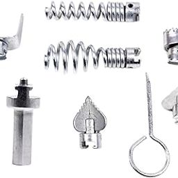 ATORSE Drain Cleaner Machine Combination Cutter Head Drain for Drain Augers Kitchen 8Pcs-image-36