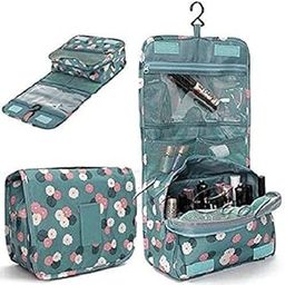 Multi Functional Travel Organizer Accessory Toiletry Cosmetics Bag Makeup Or Modern Style Shaving Kit Pouch for Men and Women (Color and Design May Vary)-image-4
