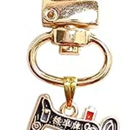 Vintage Sewing Machine Keychain Charm, Gold-Plated Metal, Decorative Key Ring Accessory Key Ring/Key Holder/Keychain for men, women, kids-picture-37