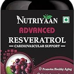 Nutriyaan Advanced Resveratrol For Glowing Skin And A Radiant Heart (500mg, 60 Veg Capsules)-13