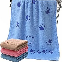 DRESSABLY Newborn Baby's Cotton Washcloth Soft Bath Towel (Colour and Prints May Vary, Small, 48cm x 84cm) - Pack of 2-17