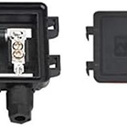 THE STYLE SUTRA 2X Solar Junction Box PV Connecting Box with 1 Diode for Solar Panel 30W-80W 6A-23
