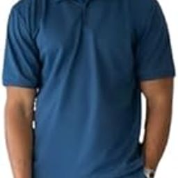 Men's Navy Blue Polo T-Shirt and Shorts Co-ord Set-picture-49