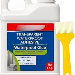 Transparent Waterproof Adhesive, 1 Kg, Self-Healing with Brush, Anti-Aging-image-20