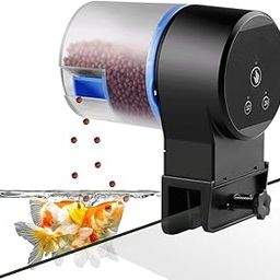 ZIBUYU® Automatic Fish Feeder for Aquarium 50g Capacity, Timed Fish Food Dispenser with Adjustable Settings, No Jam Portion-Controlled Fish Food Dispensing, Fish Tank Wall Mounted, Battery Operated-image-11