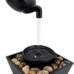 The Style SutraFloating Teapot Water Fountain Tabletop Waterfall Decoration for Home Office | Home Decor| Indoor Fountains-image-26