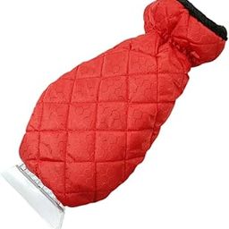 ATORSE Ice Scraper Mitts Portable Comfortable Ice Scraper with Glove for Winter Red-13