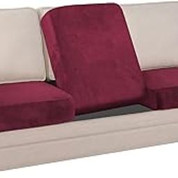 Namdev Art's Velvet Sofa Cushion for Sofa with Zip Cover (21X22X5 Inch) Multipurpose Cushion with Covers Seat Cushion Covers Density:- 32 Foam-image-20