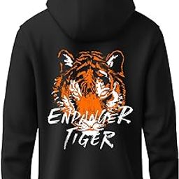 Mens Hoodies with Tiger Design Puff Backside Printed, 100% Cotton 340GSM Warm & Soft Fabric.-image-92