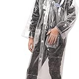 Women's Transparent Waterproof Raincoat with Pant_Pack Of 01-image-98