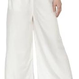 Palazzo Pants for Women Viscose Rayon Flared Wide Leg Palazzos with Two Deep Pockets Formal Casual Ethnic Use-image-12