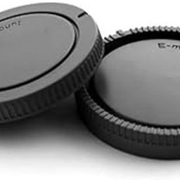 SHOPEE Rear Lens Cap & Camera Body Cap Cover for Sony E Mount A7 IV A1 ZV-1 ZV-E10 A7C A7R IV III A7 III II A7S III II A6600 A6500 A6400 A6300 A6100-14